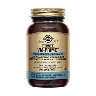 Solgar VM Prime Vitalité Multivitamines 60 comprimés