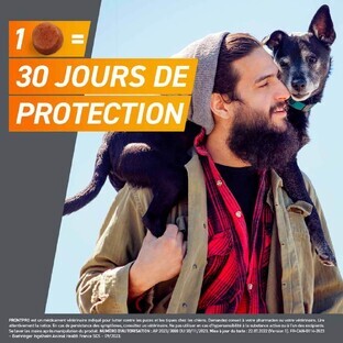 Frontline Frontpro Antiparassitario cane piccolo 2-4kg contro pulci e zecche x3 compresse