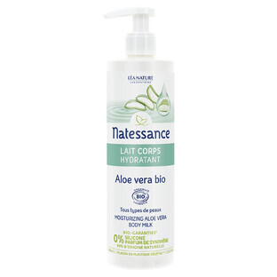Natessance Moisturizing body lotion with aloe vera Bio 400 ml