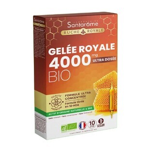 Santarome Organic Royal Jelly 4000 MG 10 Ampoules