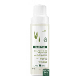 Klorane Havermelk Extra milde droogshampoo zonder gas voor alle haartypes 50g