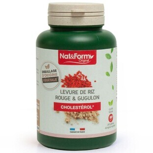 Nat&Form Drojdie roșie de orez și Gugulon 200 capsule