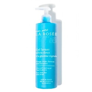 LA ROSÉE Bébé Gel Lavant Ultra-Doux Visage, Corps et Cheveux 400ml