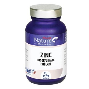 Pharm Nature Micronutrition Zinc bisglicinat chelat 60 capsule