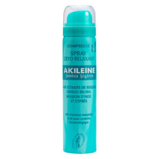 Asepta Akileine Cryo Ontspannende Spray voor Lichte Benen 75ml