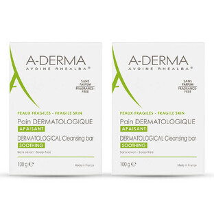 A-Derma Haver Rhealba Dermatologisch Brood voor de kwetsbare en tere huid 2x100g