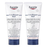 Eucerin UreaRepair Plus Crema para pies para piel seca y áspera 2x100ml