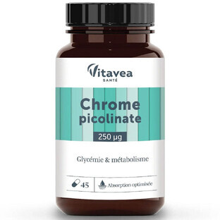 Vitavea Santé Nutri'sentiels Cromo picolinato Zucchero nel sangue e metabolismo 45 capsule