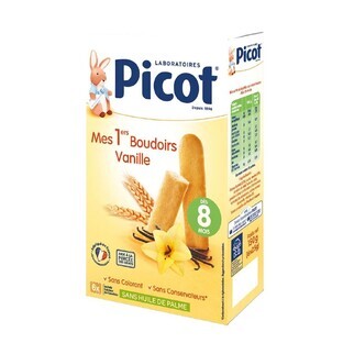 Picot Mes 1ers Boudoirs Vanille Des 8 Mois 6 Sachets Of 4 Boudoirs