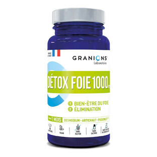 Granions Detox pentru ficat cură de 1 lună 60 comprimate