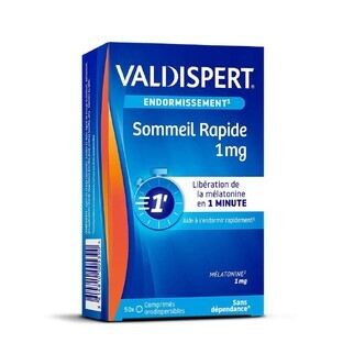 Valdispert Melatonine 1mg Snel Slapen 50 Tabletten