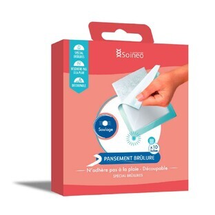 Soineo Sterile Vaseline-Verbände 5x5cm x10