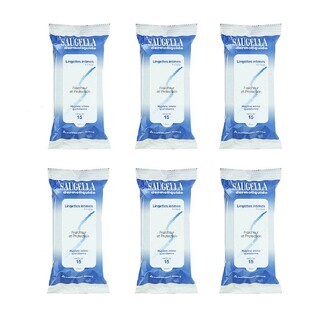 Saugella Dermoliquide Lingettes Intimes 6x15