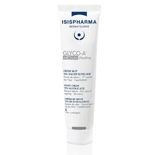 Isispharma Glyco-A 12% ácido glicólico peeling crema de noche MEDIO 30ml