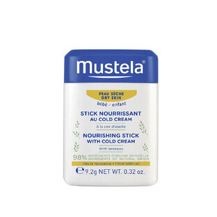 Mustela Cold Cream Stick Nutritivo Labios y Pómulos Pieles Secas 9.2g