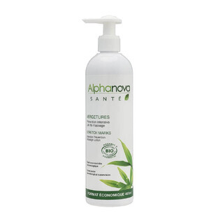 Alphanova Organic Mum Leche de Masaje Preventiva de Estrías 400 ml