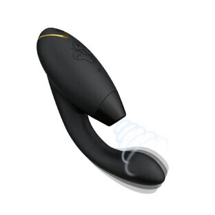 Womanizer Duo Vibratore Punto G e Stimolatore clitorideo Nero