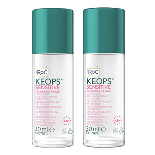 Roc Keops Deodorante roll-on pelle fragile 2x30ml
