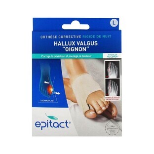 Epitact orthese voor nachtcorrectie van hallux valgus x1