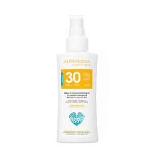 Alphanova Organic Sun Spray solaire de voyage SPF30 bio visage et corps 90g