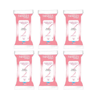 Saugella Poligyn Chamomile Intimate Wipes x15