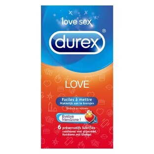Durex Love Geölte Kondome x6
