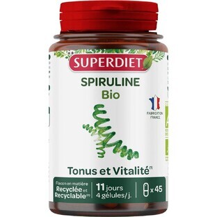 Superdiet Organische Spirulina 45 capsules