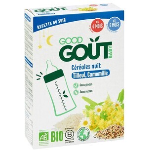 Good Gout Céréales Notte helps you fall asleep From 4 months 200g