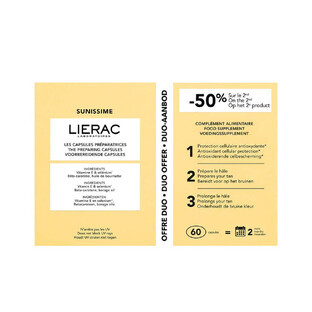 Lierac Sunissime Sun Skin Preparer 2x30 Kapseln