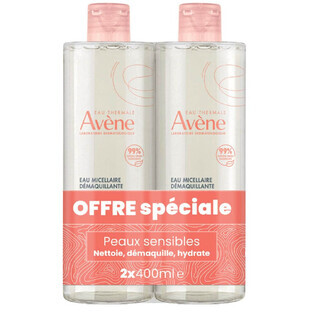 Avène Les Essentiels Micellar Lotion Sensitive Skin 2x400ml
