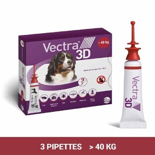 Ceva Vectra Spot-on Solution for Dog > 40 kg 3 pipettes
