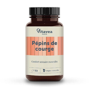 Vitavea Santé Nutri'sentiels Bio Kürbiskerne Confort urinaire masculin 50 Kapseln
