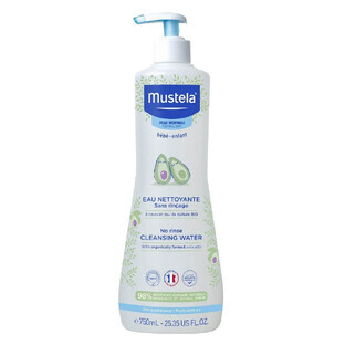 Mustela Agua limpiadora sin aclarado Pieles normales 750ml