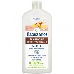 Natessance Karite Shampoo Ultra Nourishing Bio Vegetable Keratin 500ml