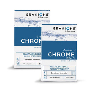 Granions Chroom 250µg 2x60 tabletten