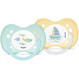 Dodie Mixed Symmetrical Pacifiers When I grow up 6 months or more x2