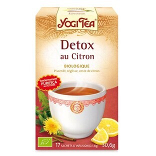 Yogi Tea Detox Limón 17 Bolsitas