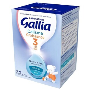 Gallia Growth Milchpulver 12 Monate-3 Jahre Calisma 3 2x600g
