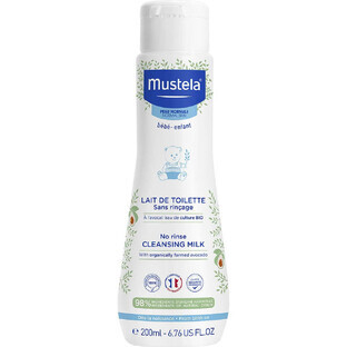 Mustela Reinigingsmelk zonder spoelen Normale huid 200 ml