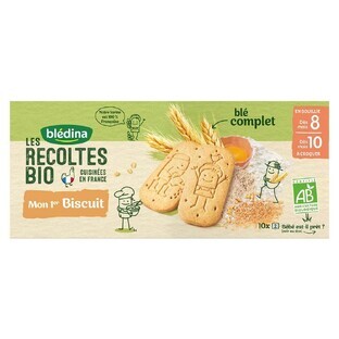 Blédina My First Organic Biscuit Les Recoltes Bio 150g