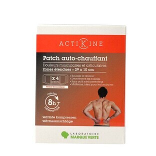 Marque Verte ActiKine Selbstwärmende Heftpflaster 29x10cm 4 Stück