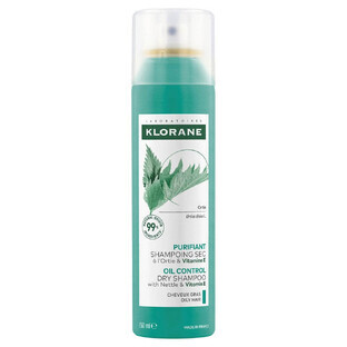 Klorane Ortie Shampooing Sec Purifiant Cheveux Gras 150ml