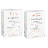 Avène Cold Cream Barretta supergrassa per viso e corpo per pelle sensibile 2x100g