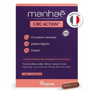 Manhaé Circ Action Venöse Durchblutung 30 Kapseln