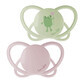 Luc Et Lea Sucettes Physiologiques Silicones sans anneaux 18 mois et plus x2