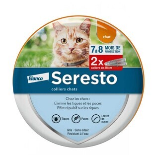 Seresto Antiparasitisches Halsband für Katzen 2 Stück
