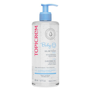 Topicrem Baby Gel Lavant Doux Visage, corps & cheveux 500ml