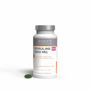 Biocyte Health Organische spirulina 60 tabletten