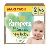 Pampers Harmonie Couches Taille 2 4 à 8kg x96