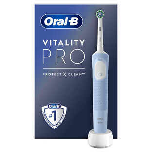 Oral-B Cross Action Elektrische Zahnbürste Vitality Pro Blau